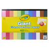 Crayola Giant Construction Paper Pad with Stencils, 48 Sheets, PK6 990055
